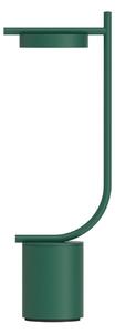 GRUPA Grupa Igram LED punjiva stolna lampa, zelena, 40 cm, IP44, prigušiva, Zelena, Dnevni boravak/blagovaonica, Aluminij