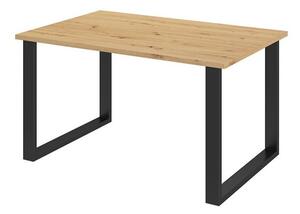 Stol Tucson 137, Artisan hrast, Crna, 75x90cm