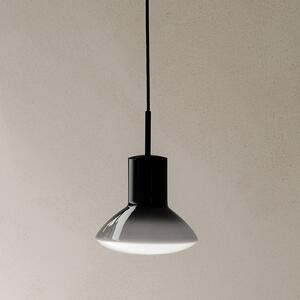 GRUPA Grupa Onda viseća lampa, siva, Ø 17 cm, staklo, GU10, prigušiva, Sivo, Dnevni boravak/blagovaonica, Aluminij