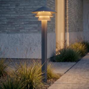 Lucande Montaro LED svjetlo za stazu, 110 cm, antracit, IP54, Crno, Aluminij