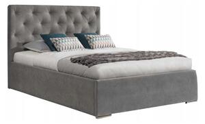 Krevet Alton 109, Siva, 118x152cm