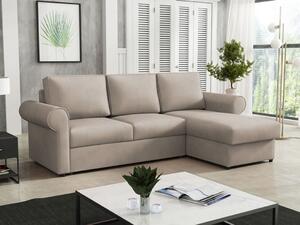 Kutna garnitura Columbus 131, 90x246x155cm, Bor
