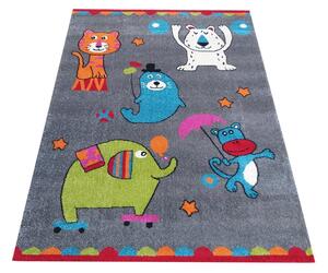 Moderni tepih za dječju sobu sa savršenim motivom životinja Širina: 160 cm | Duljina: 220 cm