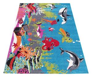 Tepih za dječju sobu s motivom morskog svijeta Širina: 160 cm | Duljina: 220 cm