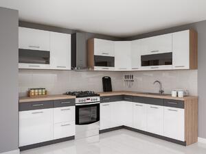 Modularan kuhinjski set Mode White 131, 225x210cm