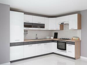 Modularan kuhinjski set Mode White 130, 210x195x290cm