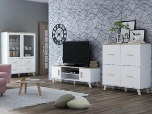 Dnevni boravak Larfloi 113, Sonoma hrast, Bijela
