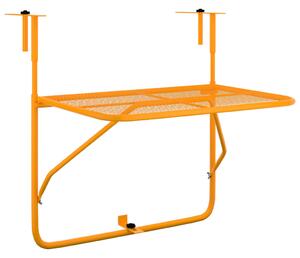 VidaXL Balkonski stol žuti 60 x 40 cm čelični