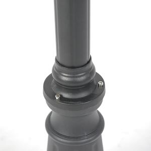 Ruralna vanjska svjetiljka crna 3 svjetla IP44 - Guardado