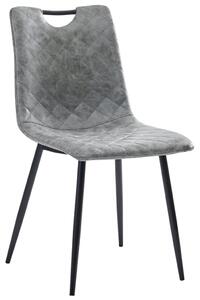 VidaXL Blagovaonske stolice od umjetne kože 2 kom tamnosive