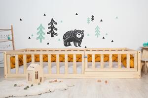 Dětská postel Ourbaby Montessori Bear bor 200x90 cm