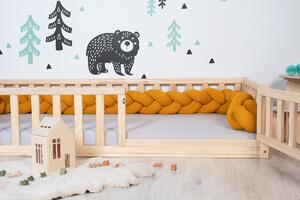 Dětská postel Ourbaby Montessori Bear bor 200x90 cm