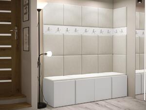Set za hodnik Hartford 265, Bijela, 186x168x45.6cm