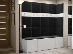 Set za hodnik Hartford 265, Bijela, 186x168x45.6cm