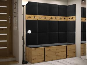 Set za hodnik Hartford 265, Artisan hrast, 186x168x45.6cm