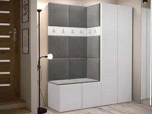 Set za hodnik Hartford 266, Bijela, 186x158x45.6cm