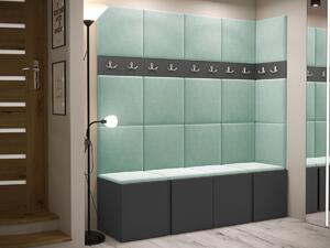 Set za hodnik Hartford 265, Grafit, 186x168x45.6cm