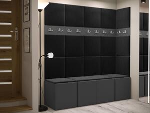 Set za hodnik Hartford 265, Grafit, 186x168x45.6cm