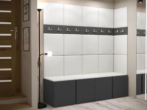 Set za hodnik Hartford 265, Grafit, 186x168x45.6cm