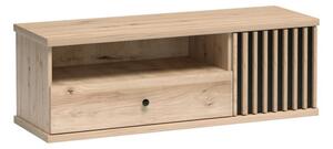 TV stol Venmava 106, Artisan hrast, Crna, 43x124x41cm