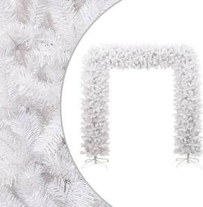 VidaXL Luk od božićnih drvca bijeli 240 cm