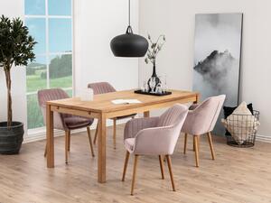 Blagovaonski set Oakland D117, 75.5x80cm, Hrast