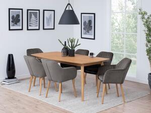 Blagovaonski set Oakland D117, 75.5x80cm, Hrast