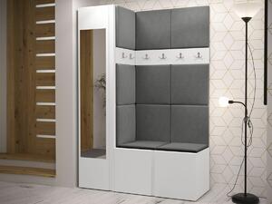 Set za hodnik Hartford 277, Bijela, 186x124x46cm