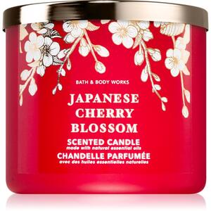 Bath & Body Works Japanese Cherry Blossom mirisna svijeća 411 ml