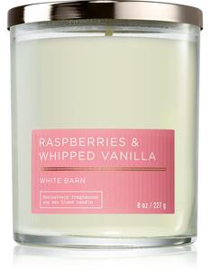 Bath & Body Works Raspberries & Whipped Vanilla mirisna svijeća 227 g