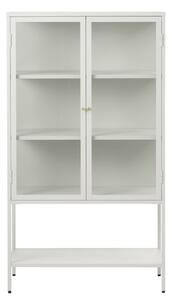 Bijela metalna vitrina 88x132 cm Carmel – Unique Furniture