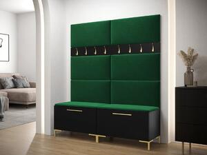 Set za hodnik Tivsoa 101, Crna, 196x168x46cm