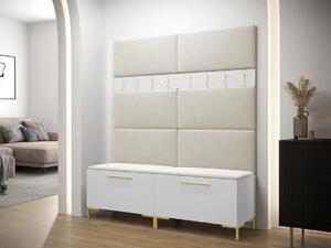 Set za hodnik Tivsoa 101, Bijela, 196x168x46cm