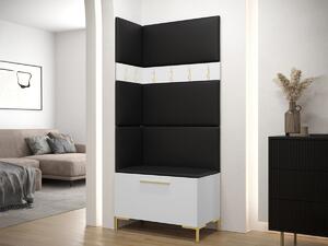 Set za hodnik Tivsoa 103, Bijela, 196x84x46cm