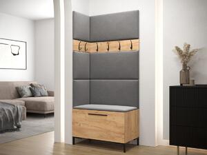 Set za hodnik Tivsoa 103, Craft hrast, 196x84x46cm