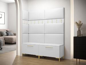 Set za hodnik Tivsoa 104, Bijela, 196x168x46cm