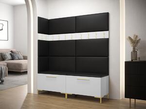 Set za hodnik Tivsoa 104, Bijela, 196x168x46cm