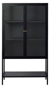 Crna metalna vitrina 88x132 cm Carmel – Unique Furniture