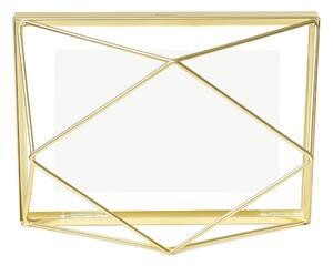 Metalni stojeći/viseći okvir u zlatnoj boji 15x20 cm Prisma – Umbra
