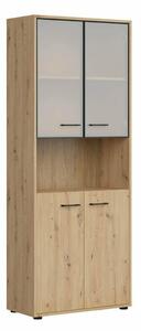 Polica Nolremi 123, Artisan hrast, 202.5x80x37.5cm