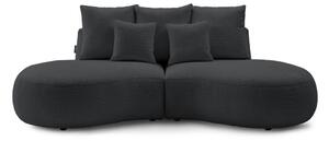 Tamno siva sofa od bouclé tkanine 260 cm Saint-Germain – Bobochic Paris