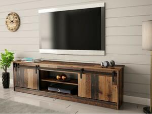 TV stol Charlotte 156, Ostarjelo drvo, 57x200x35cm