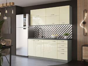 Modularan kuhinjski set Multi Cream 124, 180cm