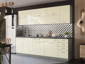 Modularan kuhinjski set Multi Cream 123, 260cm