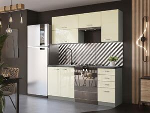 Modularan kuhinjski set Multi Cream 125, 180cm