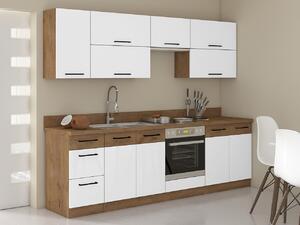 Modularan kuhinjski set Wood White 138, 260cm