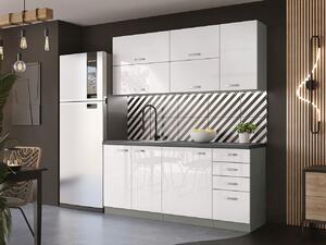 Modularan kuhinjski set Multi White 124, 180cm