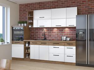 Modularan kuhinjski set Wood White 136, 270cm