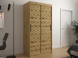 Ormar Hartford 280, Artisan hrast, 200x100x62cm