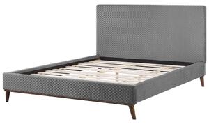 Zondo Bračni krevet 180 cm BARON (s podnicom) (siva). 1007165